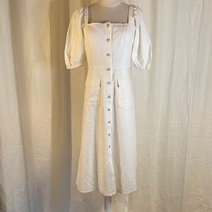 BCBG Max Azria Linen Blend Dress NWT